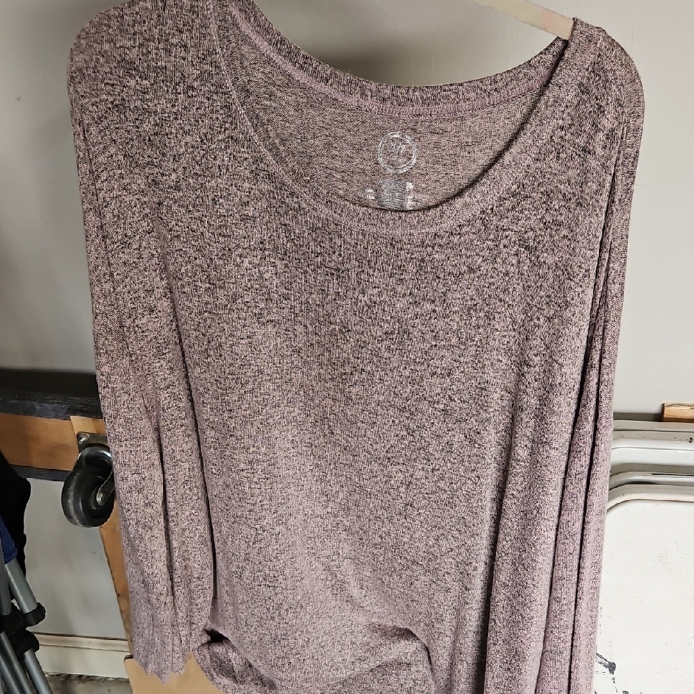 Maurices Heathered Purple Blouse